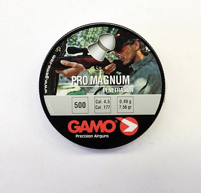 Diabolky Gamo Pro Magnum 4,5mm 500 ks plechová dóza -  Diabolky a bombičky