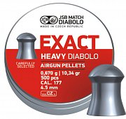 Diabolo JSB Exact Heavy 4,5mm 0,670g 500 ks -  Ráže 4,5mm