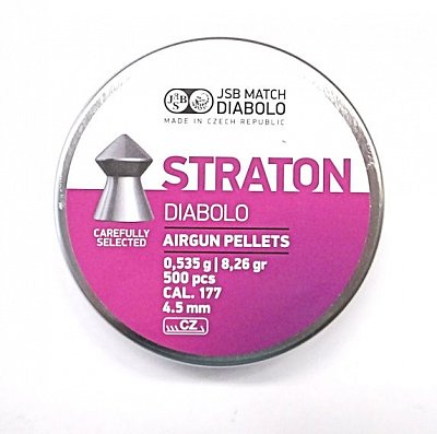 Diabolo JSB Straton 4,5mm 0,535g 500 ks -  Ráže 4,5mm