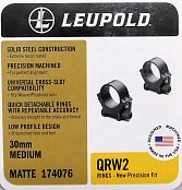 Montáž Leupold QRW2 30 mm střední matné -  Montáže