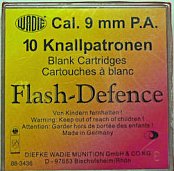 Náboj Wadie 9mm P.A.Flash Defence 10ks - Náboje