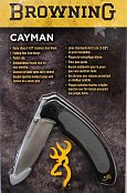 Nůž Browning Cayman - Zavírací