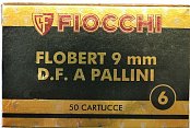 Náboj FIOCCHI 9mm FLOBERT brokový 2,7mm 50ks - náboj