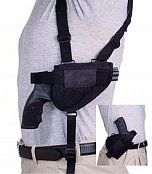 Podpažní pouzdro horizontální kombinované Dasta 219 pro revolver 2,5-4" s velkým rámem - Pouzdra na krátké zbraně