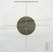 Mezinárodní pistolový terč 50/20 -  Terče
