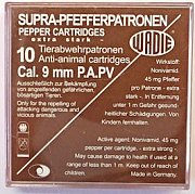 Náboj Wadie 9mm P.A. Supra Pepper -  Náboje