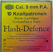 Náboj Wadie 9mm P.A.Flash Defence 10ks -  Náboje