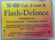 Náboj Wadie 9mm R. Flash Defence 10ks -  Náboje