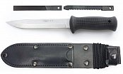 Nůž bodák MIKOV UTON AZ pro aktivní zálohy, kožené pouzdro s příslušenstvím -  Pevné a mačety