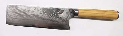 Nůž Dellinger Nakiri 7" olive wood Dellinger Olive -  Pevné a mačety