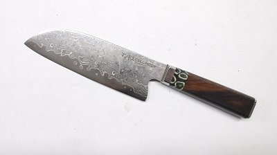 Nůž Delllinger Santoku 180mm Dellinger Exclusive KH Handwork -  Pevné a mačety