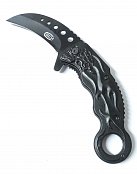 Nůž SCK Karambit Bonehead black (98017) -  Zavírací