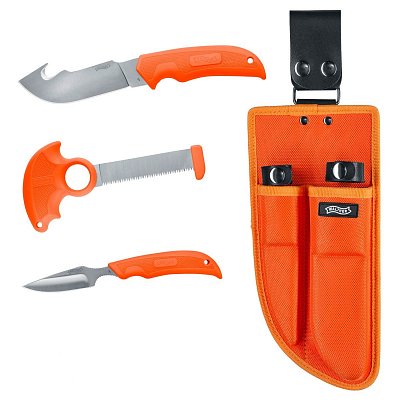 Nůž Walther lovecký set Hunter oranžový -  Pevné a mačety