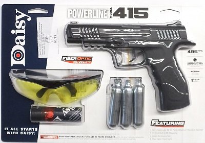 Vzduchová pistole DAISY 415 POWERLINE Pistol Kit set -  Vzduchové pistole a revolvery