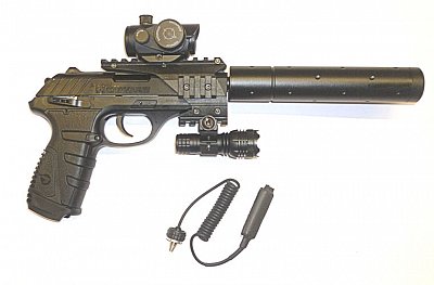 Vzduchová pistole Gamo Blowback P-25 Tactical -  Pistole CO2