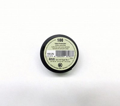 Náboj RWS 4mm Flobert kulaté short 100ks -  Střelivo