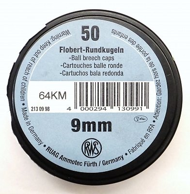 Náboj RWS 9mm FLOBERT kulatý - náboj