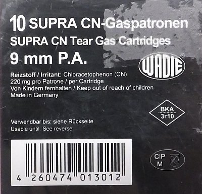 Náboj Wadie 9mm P.A. CN -  Náboje