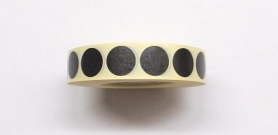 Zálepky na terče černé 16mm 2000ks -  Zálepky